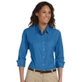 thumbnail image 1 of Devon & Jones DP625W Ladies Stretch Poplin Blouse - French Blue - Small, 1 of 2