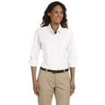 thumbnail image 1 of Devon & Jones DP625W Ladies Stretch Poplin Blouse - White - X-Large, 1 of 2