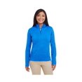 thumbnail image 1 of Devon & Jones Dg798W Ladies' Newbury Mélange Fleece Quarter-Zip, 1 of 1