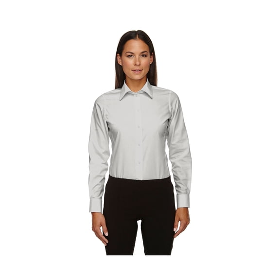 Devon & Jones Ladies Classic Fit Solid Dress Shirt. D620W.