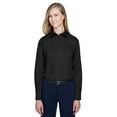 thumbnail image 1 of Devon & Jones D620W Women's Crown Collection Broadcloth Woven Dress Shirt-Black-4XL, 1 of 3