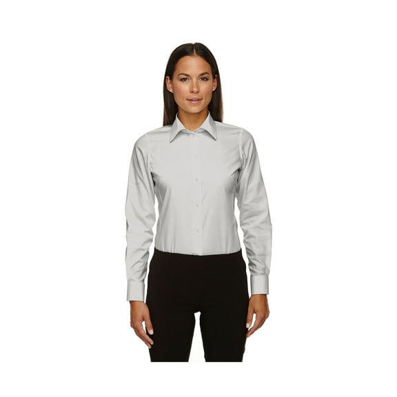 Devon & Jones Ladies Classic Fit Solid Dress Shirt. D620W.