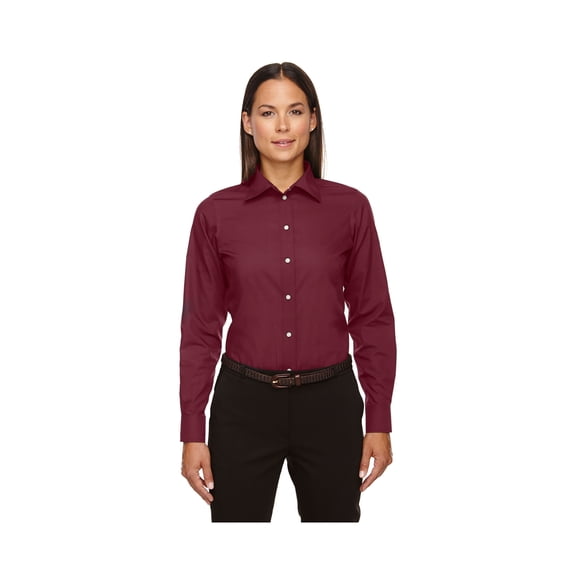 Devon & Jones Ladies Classic Fit Solid Dress Shirt. D620W.