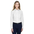 thumbnail image 1 of Devon & Jones D620W Women's Crown Collection Broadcloth Woven Dress Shirt-White-M, 1 of 5