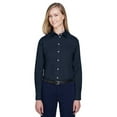 thumbnail image 1 of Devon & Jones D620W Women's Crown Collection Broadcloth Woven Dress Shirt-Navy-3XL, 1 of 5