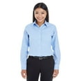 thumbnail image 1 of Devon & Jones DG532W Women's Crown Collection Royal Dobby Woven Dress Shirt-French Blue-XS, 1 of 3