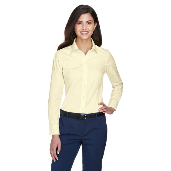 Devon & Jones Ladies' Crown Woven Collection™ Solid Oxford - D630W