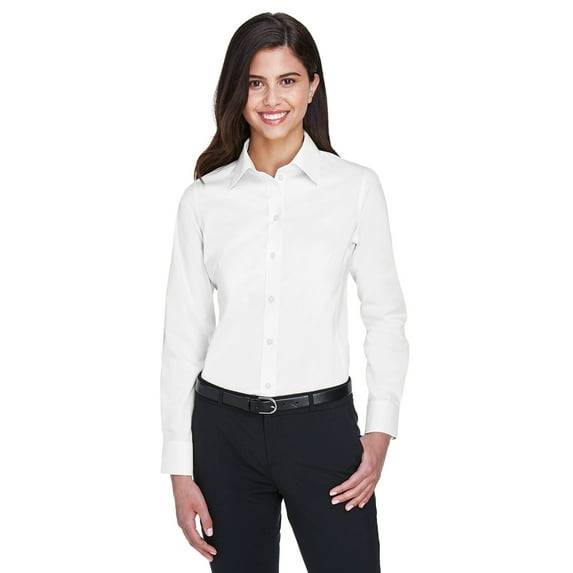Devon & Jones Ladies' Crown Woven Collectionâ„¢ Solid Stretch Twill - DG530W