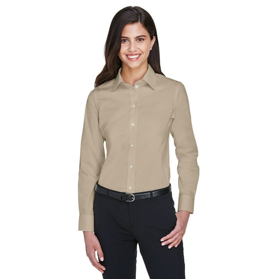 Devon & Jones Ladies' Crown Woven Collection™ Solid Stretch Twill - DG530W