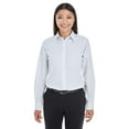 thumbnail image 1 of Devon & Jones Ladies' Crown Woven Collection™ Striped Shirt XS SILVER/ WHITE, 1 of 5