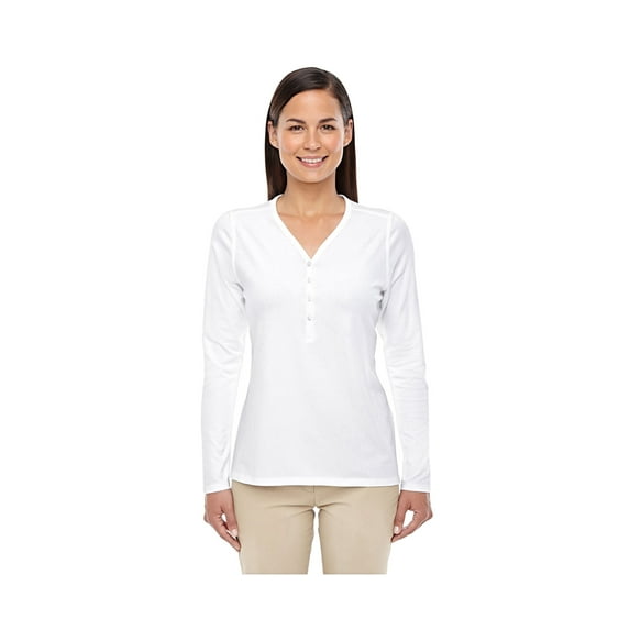 Devon & Jones Ladies Perfect Fit Convertible Sleeve Knit Top, Style DP186W