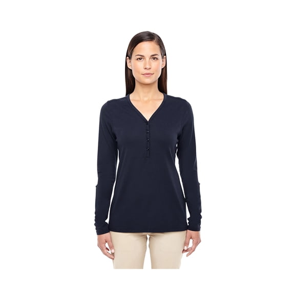 Devon & Jones Ladies Perfect Fit Convertible Sleeve Knit Top, Style DP186W