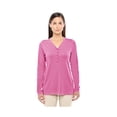 thumbnail image 1 of Devon & Jones Ladies Perfect Fit Convertible Sleeve Knit Top, Style DP186W, 1 of 1