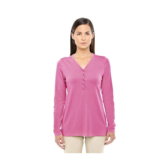 Devon & Jones Ladies Perfect Fit Convertible Sleeve Knit Top, Style DP186W