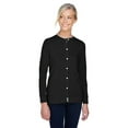 thumbnail image 1 of Devon & Jones Ladies' Perfect Fit™ Ribbon Cardigan 2XL BLACK, 1 of 3