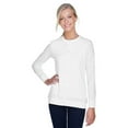 thumbnail image 1 of Devon & Jones Ladies' Perfect Fitâ„¢ Ribbon Cardigan 2XL WHITE, 1 of 3