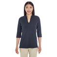 thumbnail image 1 of DJ LADS BLOUSE W/DRAPED NECK (NAVY S), 1 of 4