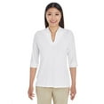 thumbnail image 1 of Devon & Jones Ladies' Perfect Fit™ Tailored Open Neckline Top S WHITE, 1 of 3