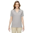 thumbnail image 1 of Devon & Jones Ladies' Pima Piqué Short-Sleeve Y-Collar Polo 2XL SILVER, 1 of 2