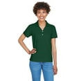 thumbnail image 1 of Devon & Jones Ladies' Pima Piqué Short-Sleeve Y-Collar Polo XS FOREST, 1 of 3