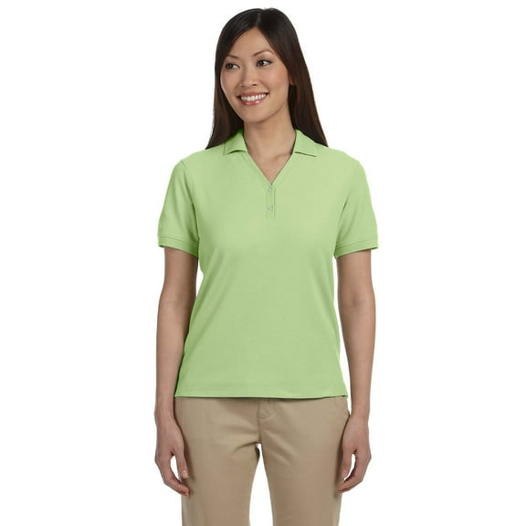 Devon & Jones Ladies' Pima Piqué Short-Sleeve Y-Collar Polo