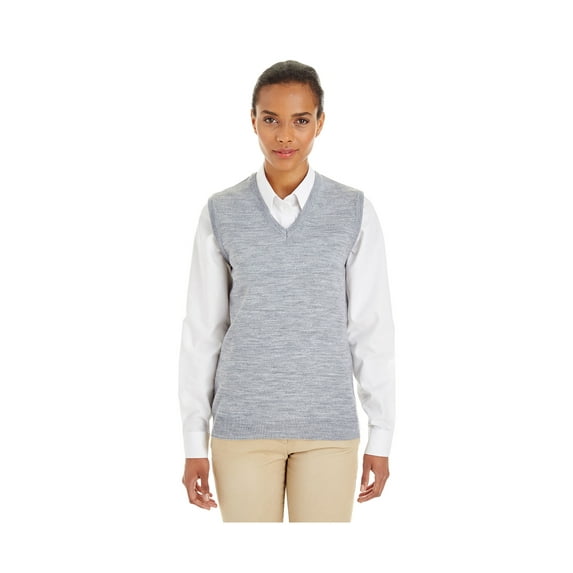 Devon & Jones Ladies' Pima-Tech Oxford Piqué Polo, M415W ,GREY HEATHER, M