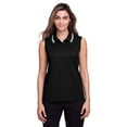 thumbnail image 1 of Devon & Jones Ladies' Sleeveless Polo 2XL Black/White, 1 of 3