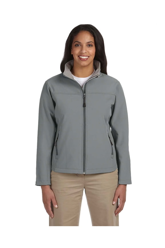 Ladies Soft Shell Zippered Jacket, Style D995W