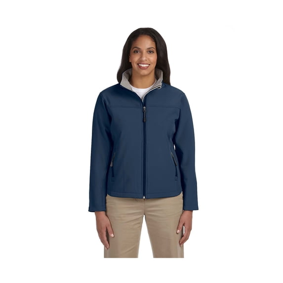 Devon & Jones Ladies Soft Shell Zippered Jacket, Style D995W