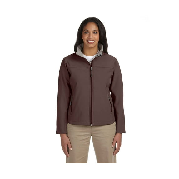 Devon & Jones Ladies Soft Shell Zippered Jacket, Style D995W