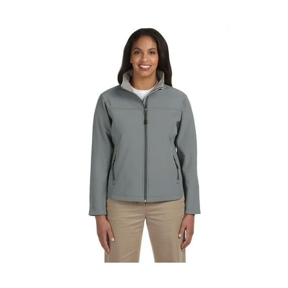 Devon & Jones Ladies Soft Shell Zippered Jacket, Style D995W