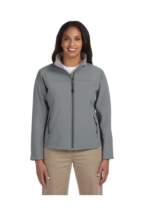 Ladies Soft Shell Zippered Jacket, Style D995W