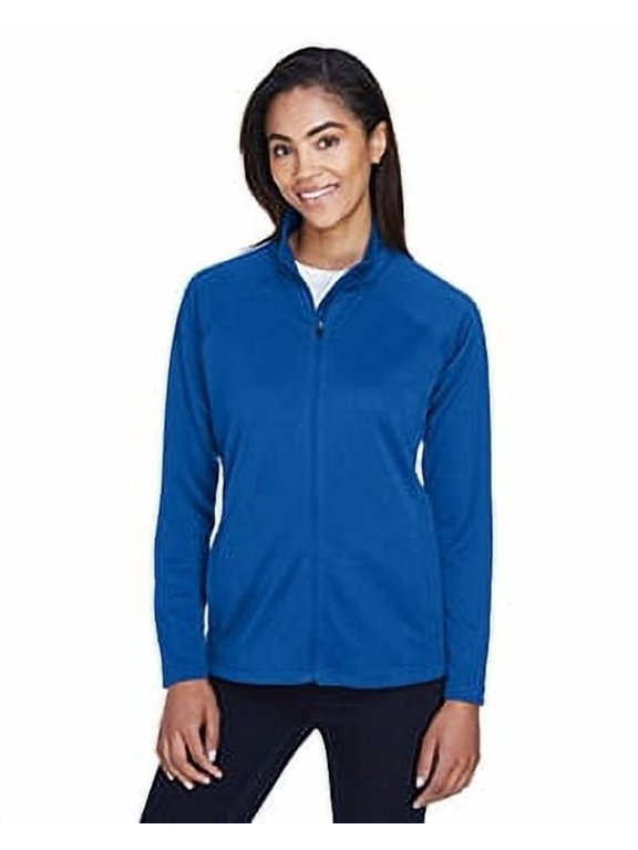 Ladies Stretch Tech Compass Full Zip Jacket, TRUE ROYAL, Medium