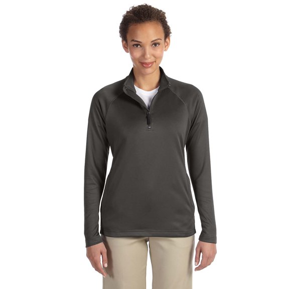 Devon & Jones Ladies Stretch Tech-Shell Compass Pullover, Style DG440W