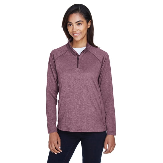 Devon & Jones Ladies' Stretch Tech-Shell Compass Quarter-Zip - DG440W