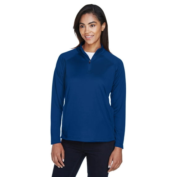 Devon & Jones Ladies' Stretch Tech-Shell Compass Quarter-Zip - DG440W