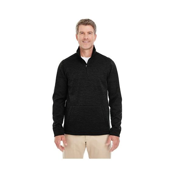 Devon & Jones Men'S Pilbloc V-Neck Button Cardigan Sweater, DG798 ,BLACK HEATHER, 3XL