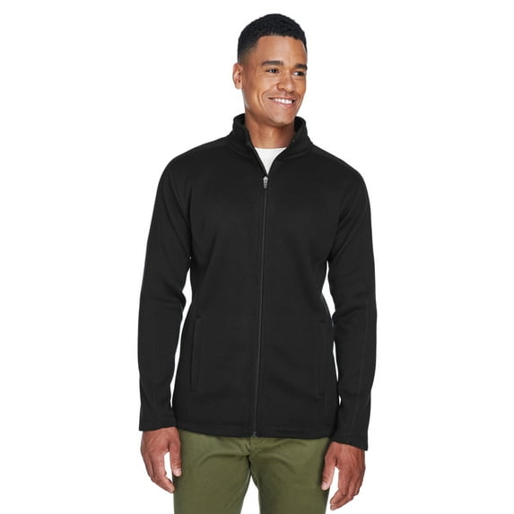 Devon & Jones Men's Bristol Full-Zip Sweater Fleece Jacket - DG793