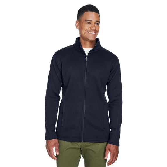 Devon & Jones Men's Bristol Full-Zip Sweater Fleece Jacket - DG793