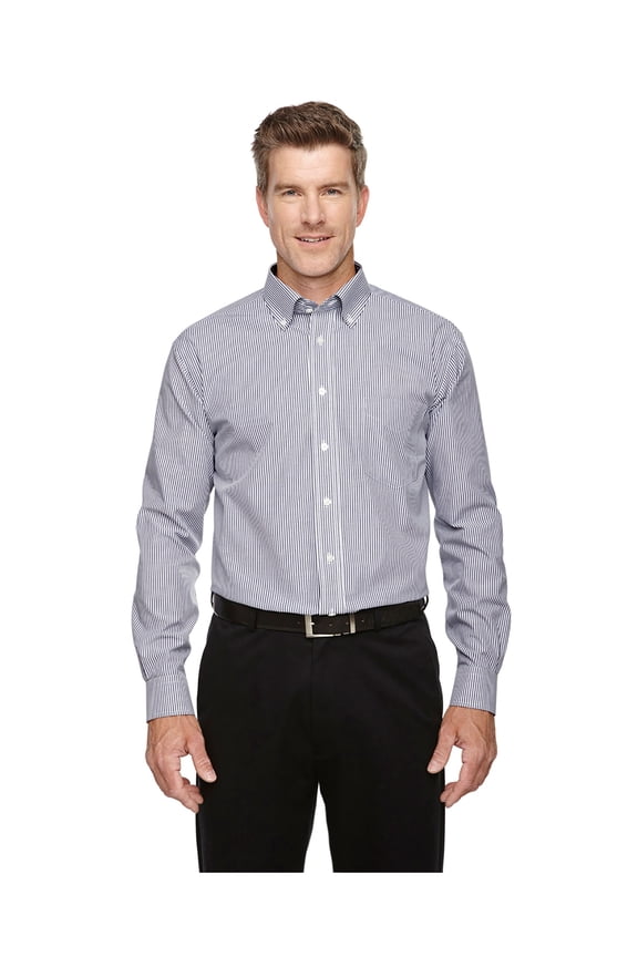 Men's Crown Collection Banker Stripe Shirt, Style D645
