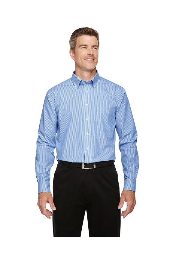 Men's Crown Collection Banker Stripe Shirt, Style D645