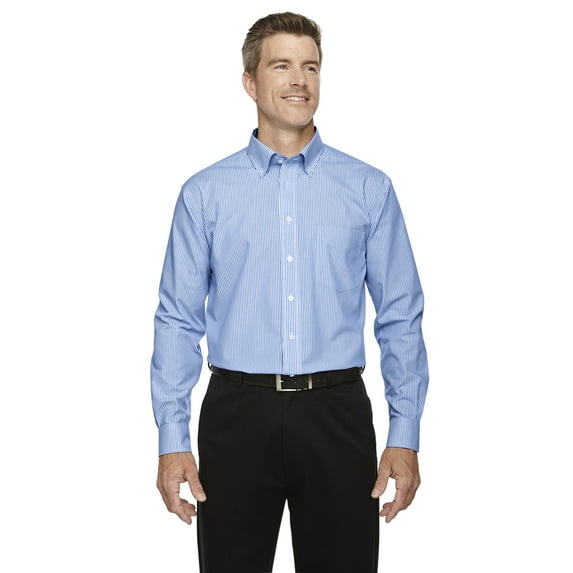 Devon & Jones Men's Crown Woven Collectionâ„¢ Banker Stripe - D645