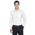 thumbnail image 1 of Devon & Jones DG530 Men's Crown Collection Solid Stretch Twill Woven Dress Shirt-White-XS, 1 of 3