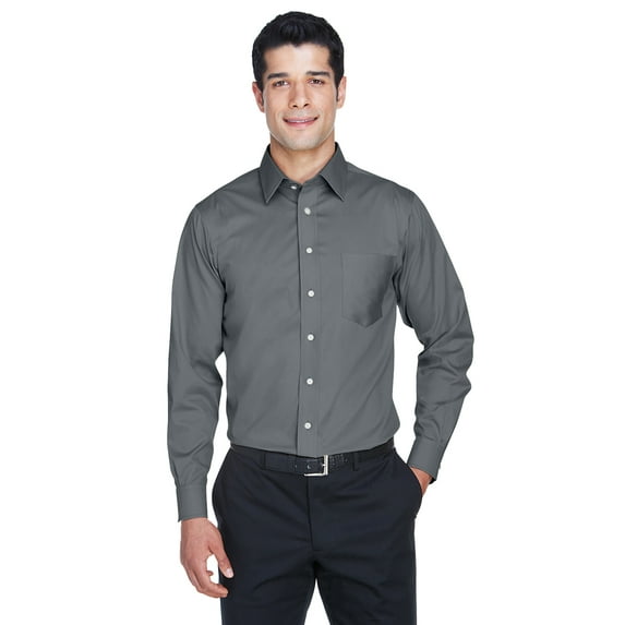 Devon & Jones Men's Crown Woven Collectionâ„¢ Solid Stretch Twill - DG530