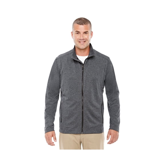 Devon & Jones Men's Fairfield Herringbone Full Zip Jacket, Style D885
