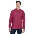 thumbnail image 1 of Devon & Jones Men's Pima Piqué Long-Sleeve Polo - D110, 1 of 4