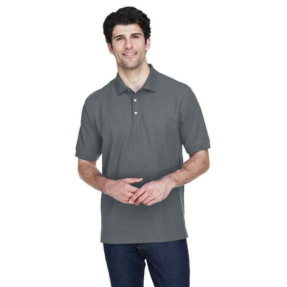 Devon & Jones Men's Pima Piqué Short-Sleeve Polo - D100