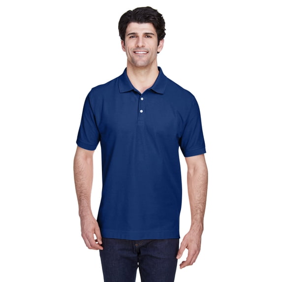 Devon & Jones Men's Pima Piqué Short-Sleeve Polo XS TRUE ROYAL