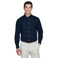 thumbnail image 1 of Devon & Jones D620T Men's Crown Collection Tall Broadcloth Woven Dress Shirt-Navy-2XLT, 1 of 3