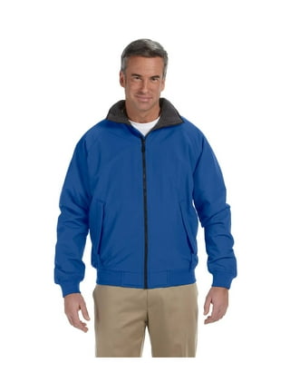 Devon & Jones Navy Blue Men's Clubhouse Jacket Size XL Full Zip w